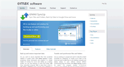 Desktop Screenshot of maxsyncup.com